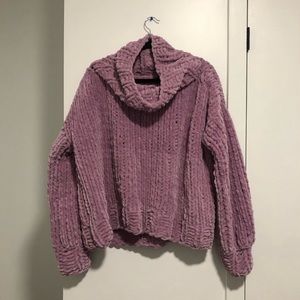 (281) Handmade Chunky Knit Sweater